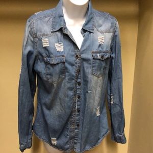 Denim shirt